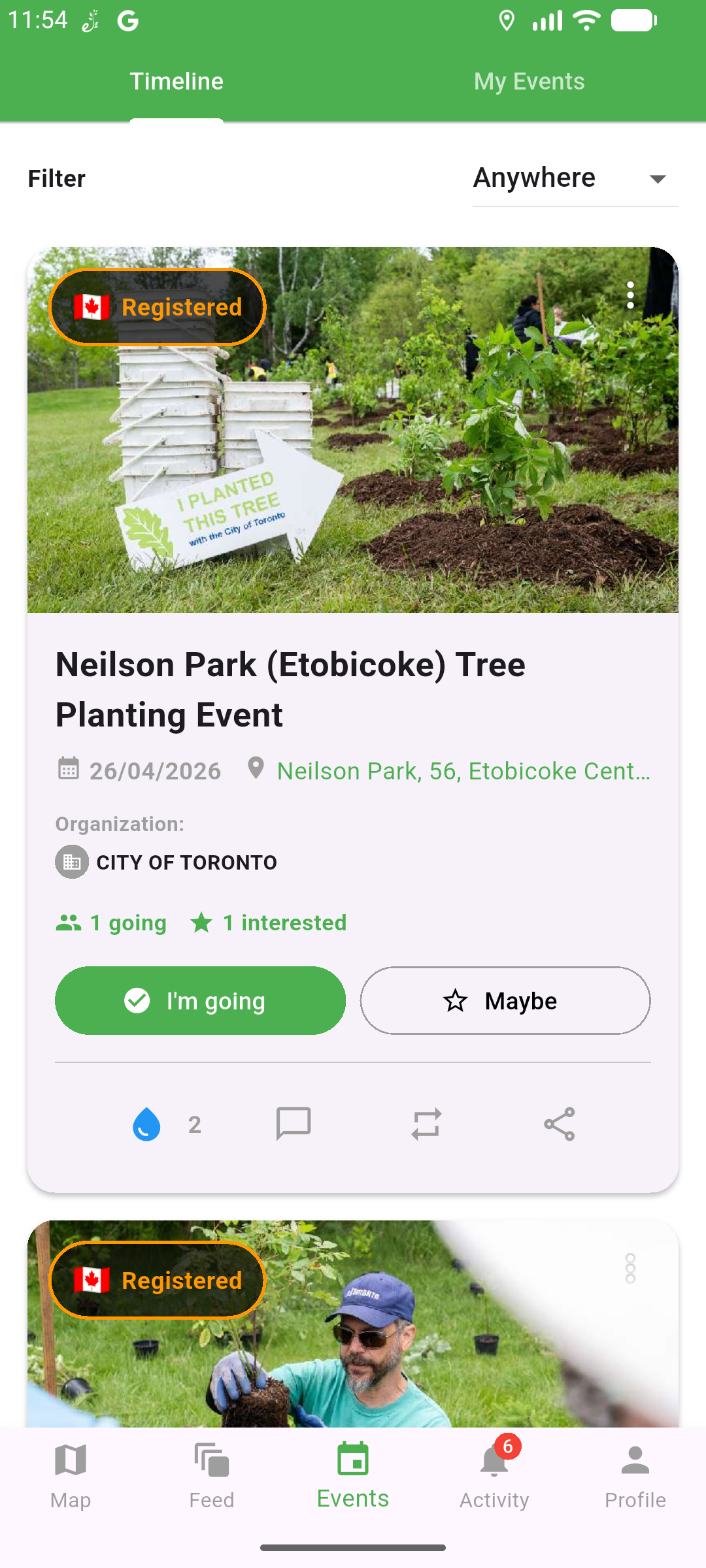 Plant-a-Tree events